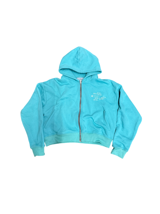 TEAL ZIP-UP